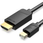 Vention mini Displayport - HDMI, (черен), 1, 5 м, кабел