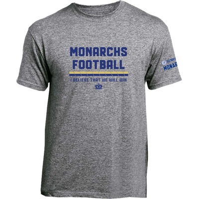 Monarchs Bratislava tričko I believe that we will win šedé