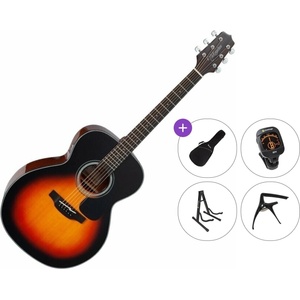Takamine GN30 Premium SET Brown Sunburst Джъмбо китара
