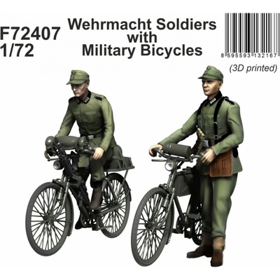 Special Hobby Wehrmacht Soldiers w/ Military Bicycles 1:72