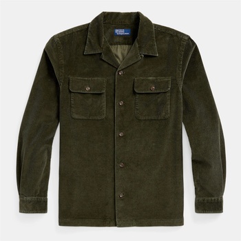 Ralph Lauren Wide-Wale Cord Overshirt - Armadillo