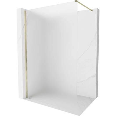 Mexen Kioto-X душ кабина Walk-in 130 x 200 см, матирано 10 мм, златно - 800-130-101-50-30-X (800-130-101-50-30-X)