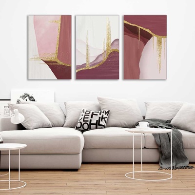 Decono Картини Червено и Златно