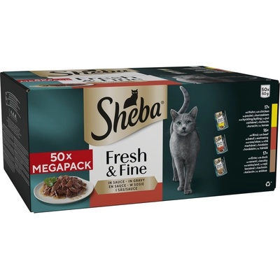 Megabalení Sheba Fresh & Fine čerstvé kapsičky 50 x 50 g