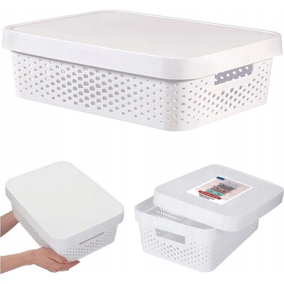 Curver Box INFINITY DOTS 11L - bílý