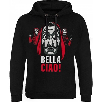 La Casa De Papel mikina Bella CiaoHoodie Black – Zboží Mobilmania