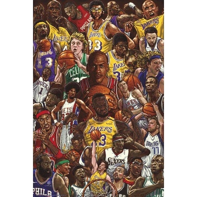 Plagát, Obraz - Basketball Superstars, 61 × 91.5 cm
