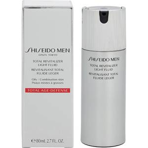 Shiseido Men Total Revitalizer Light Fluid обновяващ серум против стареене на кожата за мъже 70 мл