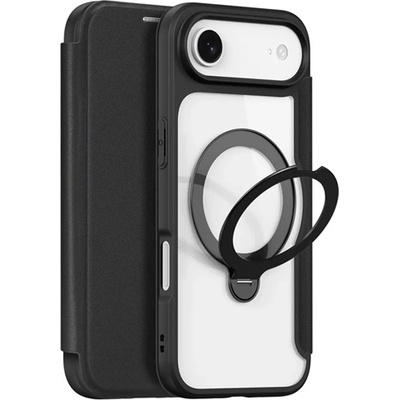 Dux Ducis Калъф за iPhone Air DUX DUCIS SKIN X PRO, стоящ, с кожен ефект FLIP, MagSafe, BLACK GP-173331 (GP-173331)