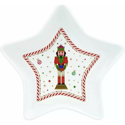 Easy Life Porcelánová miska Nutcracker Twist hvězdička 15×15×5 cm