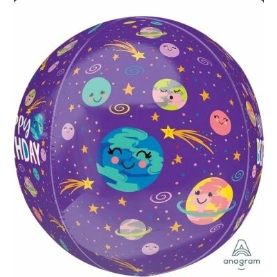 Anagram Koule Galaxie HB 38x40cm fóliový balónek