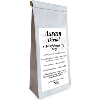Růžová čajovna Pangea Tea Assam Dirial černý čaj 50 g