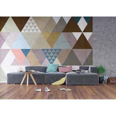 AG Design FTNXXL-1222 vliesová fototapeta Trojúhelníky rozměry 360 x 270 cm
