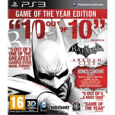Warner Bros. Interactive Batman Arkham City [Game of the Year Edition] (PS3)