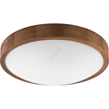 Brilagi - LED таванно осветително CARVALHO SLIM 2xE27/60W/230V дъб череша Ø37 см (BG0849)