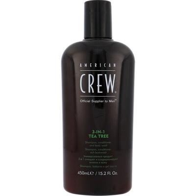 American Crew Šampon s tea tree 3v1 450 ml