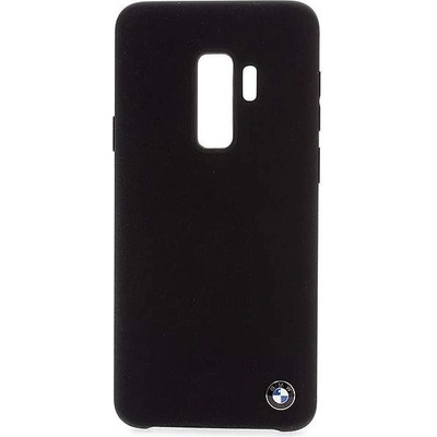 BMW Signature Silicone Hard Case - твърд силиконов кейс за Samsung Galaxy S9 Plus (черен)