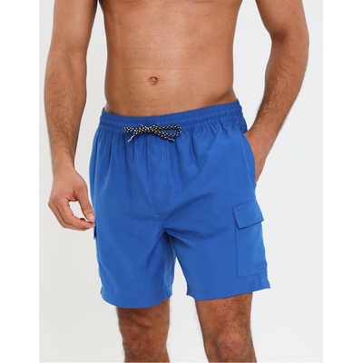 Threadbare Бански гащета Threadbare Men's Saxn Swim Shorts - Cobalt