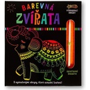 Škrábacie obrázky Farebné zvieratá Vyškrabávacie obrázky