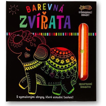 Farebné zvieratá Vyškrabávacie obrázky