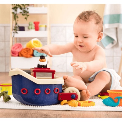 B.toys loď s kapitánem Fish & Splish