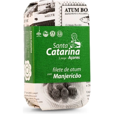 Santa Catarina Filety tuniaka v olivovom oleji s bazalkou 120 g