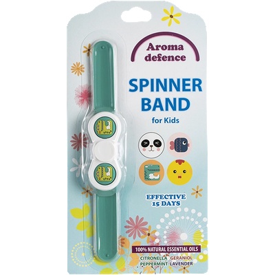 Z-repelenti Спинър гривна " Aroma Defence" за ДЕЦА с аромат на Цитронела и Гераниол 1 бр/оп. | Z-repelenti (999019)