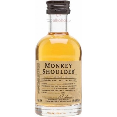 Monkey Shoulder 40% 0,05 l (holá láhev)