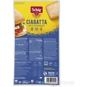 Schär Ciabatta žemle bezgluténové predpečené 4x50 g