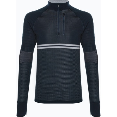 Smartwool Мъжки термален суитшърт Smartwool Intraknit Merino Tech 1/4 Zip navy blue 16670