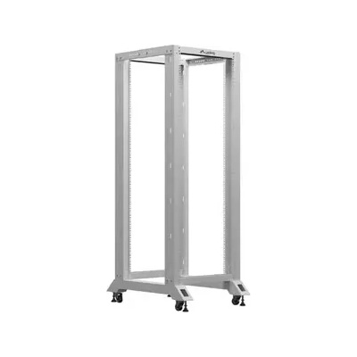 Lanberg Комуникационен шкаф, Lanberg open rack 19" 32U 600x800, grey (OR01-6832-S)