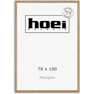 hoei Massивна рамка от дъбово дърво за снимки и плакати 70 x 100 PLEXI см (803009070100)