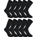 Styx 10PACK ponožky vysoké bambusové 10xHB960 černé