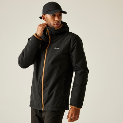 Regatta Непромокаемо яке Regatta Men's Caspen Isotex 10000 Breathable Waterproof Long Sleeve Full Zip Waterproof Jacket - Black