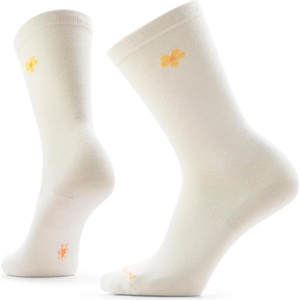 Smartwool Дамски спортни чорапи Smartwool Women's Everyday Groovy Bloom Crew Sports socks - Natural - размер 42-45 (EU) (207-1273-0113)