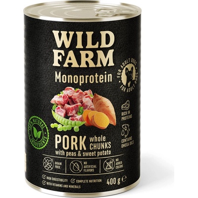 Wild Farm Monoprotein Pork 400 g