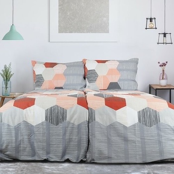 B.E.S. Petrovice krep obliečky Top Class Honey Comb 140x200 70x90