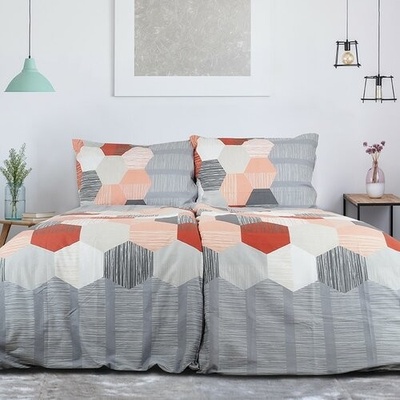B.E.S. Petrovice krep obliečky Top Class Honey Comb 140x200 70x90