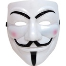Maska Anonymous Vendeta bílá
