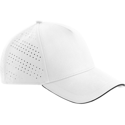 Beechfield K Accelerate B 155R 5 panelová sandwich COT53155R91099 white/black Bílá/černá
