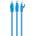 Gembird CAT6 U-UTP Patch Cable 0.25m Blue PP6U-0.25M/B (PP6U-0.25M/B)