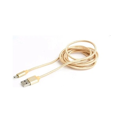 Gembird CCB-mUSB2B-AMBM-6-G USB A samec/Micro B samec 2.0 1,8m zlatý