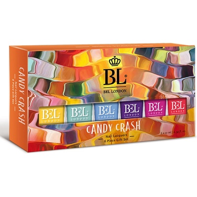 BEL London Комплект 6 броя лакове за нокти BEL LONDON Candy Crash (558406)