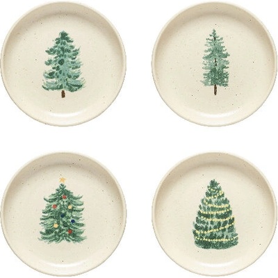 Costa Nova Talíř dezertní set 4ks BOUTIQUE Christmas Tree Casafina by