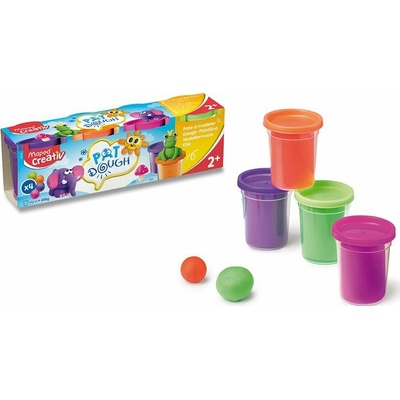Ikonka Creativ plastová hmota 4x114g 4ks.