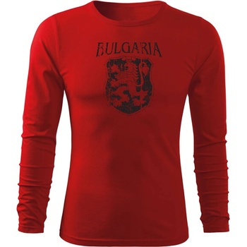 Image 1 of DRAGOWA fit-t Тениска с дълъг ръкав Герб, червена (37426)