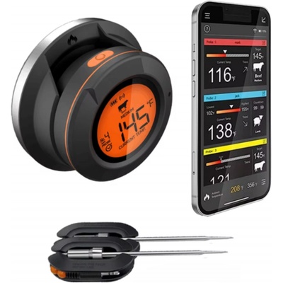 OHENVZAHRADE.CZ Digitální bluetooth teploměr se 2 sondami BBQ Guardian – Zboží Mobilmania