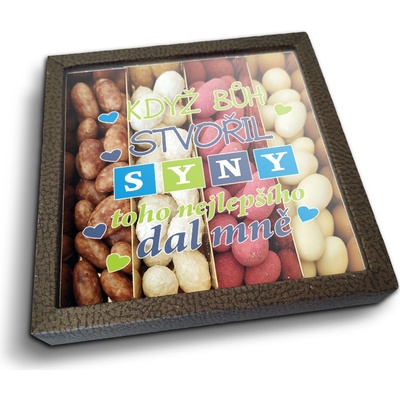 Sablio Mandle v čokoládě Když Bůh stvořil syny 4 x 80 g