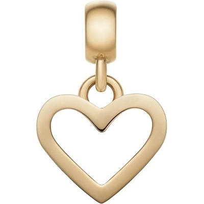 Daniel Wellington Srdíčkový přívěsek z pozlacené oceli Charms DW00400433
