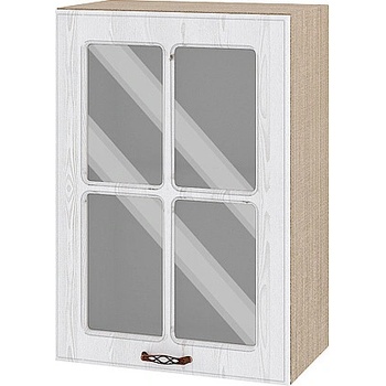 Image 1 of ИРИМ Горен кухненски шкаф Сити МФ-Бяло фладер-04-118 50 см